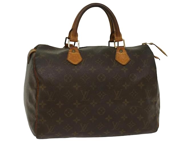 Speedy Louis Vuitton-Monogramm schnell 30 Handtasche M.41526 LV Auth 53847 Leinwand  ref.1072366