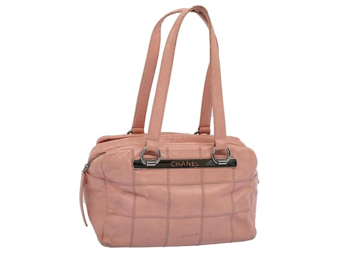CHANEL Shoulder Bag Caviar Skin Pink CC Auth bs8334  ref.1072380