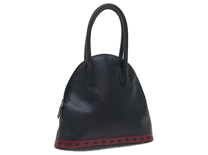 SAINT LAURENT Hand Bag Leather Black Auth bs8423  ref.1072403