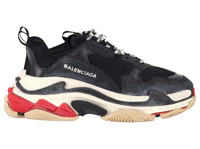 Sneakers Balenciaga Triple S in Poliestere Multicolor Nero  ref.1072741