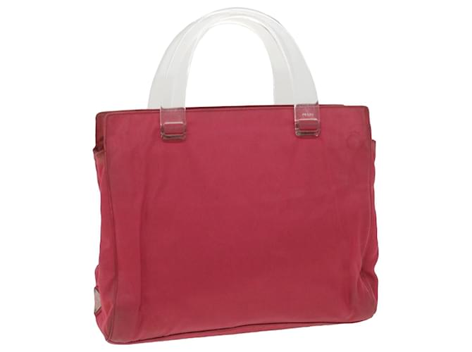 PRADA Hand Bag Nylon Pink Auth bs4613  ref.1072772