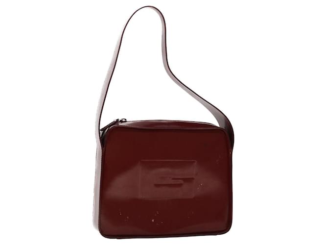 GUCCI Shoulder Bag Patent leather Red Auth ar9699b  ref.1073151