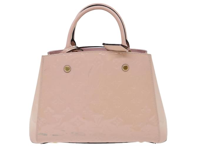Louis Vuitton Montaigne Pink Lackleder  ref.1073451