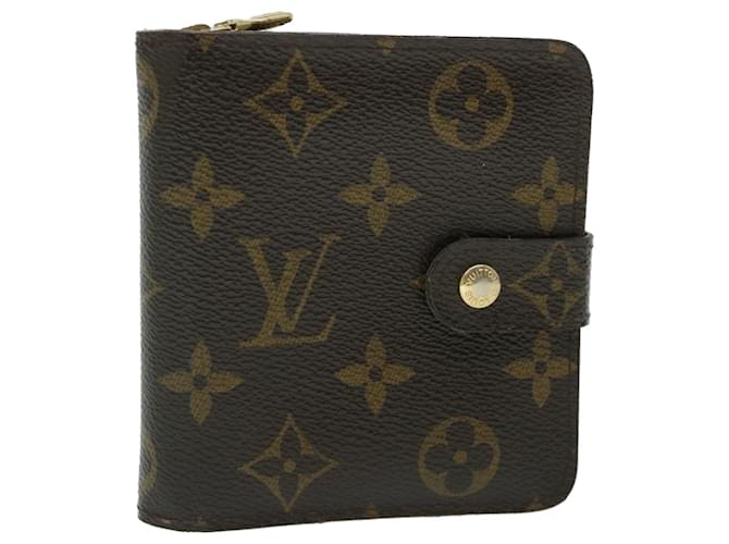 Louis Vuitton Porte monnaie Zippy Brown Cloth  ref.1073579