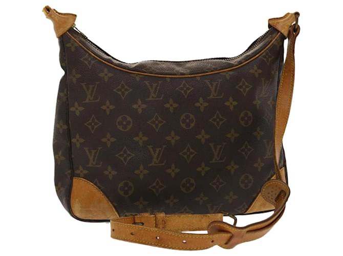 Louis Vuitton Monogram Boulogne 30 Shoulder Bag M51265 LV Auth pt3909 Brown Cloth  ref.1073625