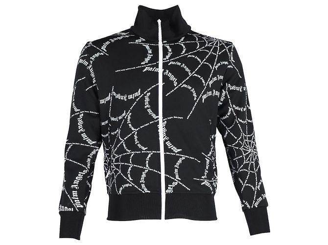 Palm Angels Spider Web Classic Track Jacket in Multicolor Polyester