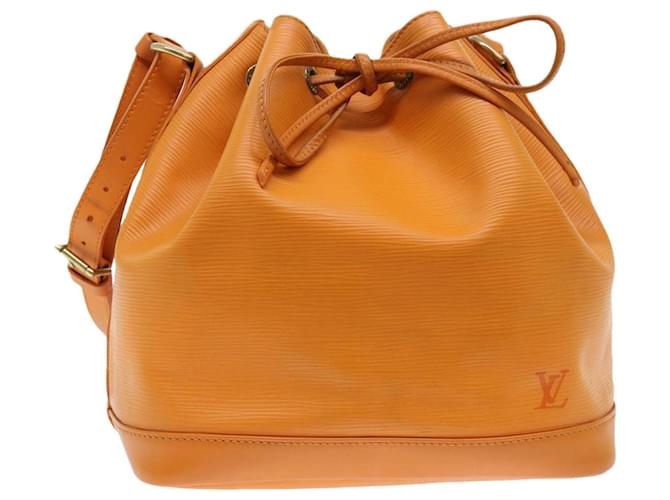 LOUIS VUITTON Epi Petit Noe Shoulder Bag Mandarin LV Auth 51140 Orange Leather  ref.1073791