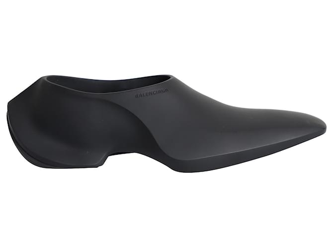 Zapatos Balenciaga Space en Goma Negra Negro  ref.1074005