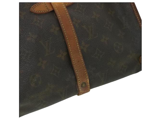 Louis Vuitton Monogram Saumur 30 Shoulder Bag M42256 LV Auth tb559 Brown Cloth  ref.1074123