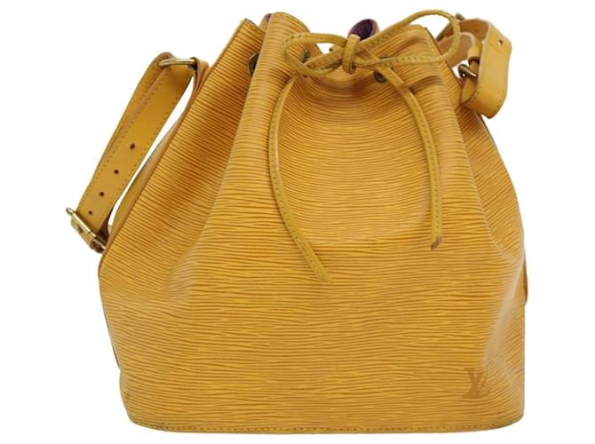 LOUIS VUITTON Epi Petit Noe Shoulder Bag Tassili Yellow M44109 LV Auth hs1170 Leather  ref.1074146