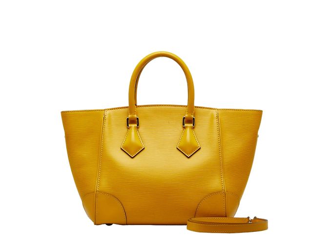 Phenix Louis Vuitton Leder Phoenix PM Handtasche M50941 Gelb
