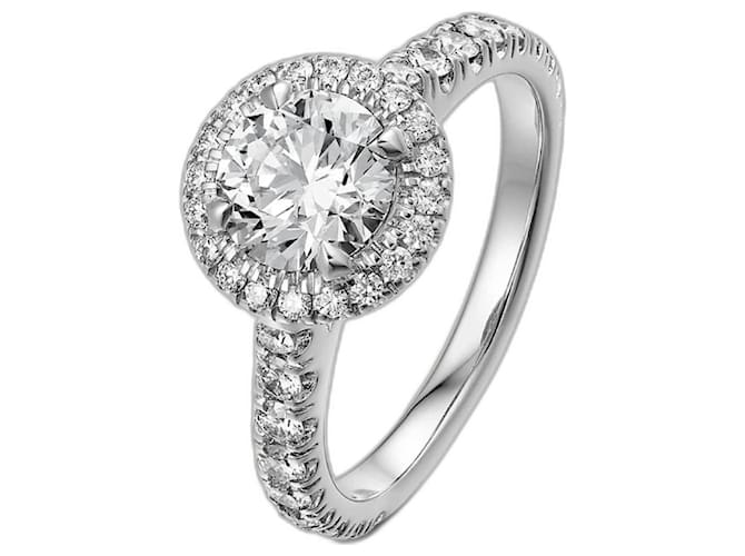 cartier engagement ring intended Platinum  ref.1074388