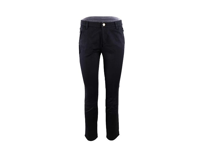 Jeans Louis Vuitton con striscia nera Nero