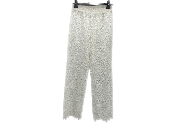 ROSEANNA  Trousers T.fr 38 cotton White  ref.1075181
