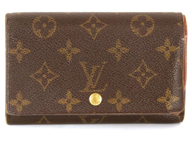 Louis Vuitton Trésor Brown Cloth  ref.1075543