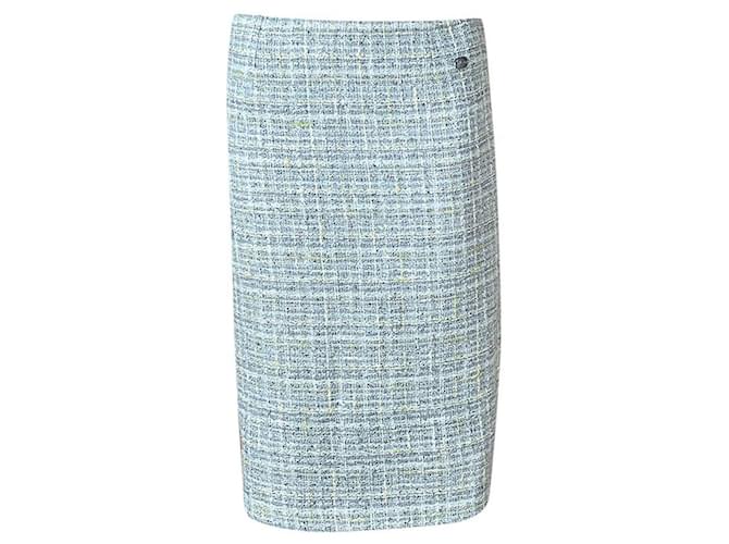 Chanel Paris / London New Lesage Tweed Skirt Multiple colors  ref.1075796