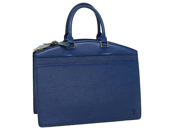 LOUIS VUITTON Epi Riviera Hand Bag Blue M48185 LV Auth yk8565 Leather  ref.1076313