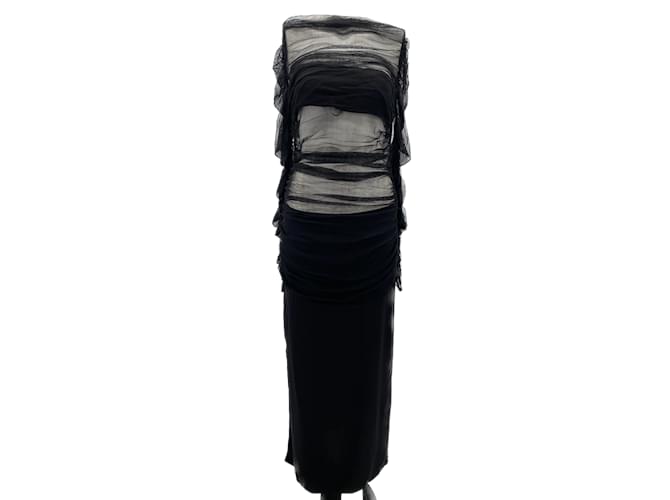 Autre Marque CHRISTOPHER ESBER  Dresses T.Uk 10 silk Black  ref.1076630