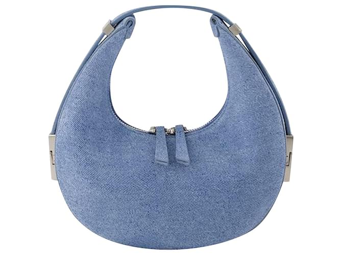 Autre Marque Toni Mini Handbag - Osoi - Denim Sky - Suede Blue Leather Pony-style calfskin  ref.955872