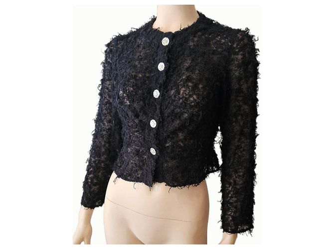 Chaqueta fina chanel Negro