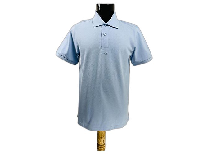 Polo Sandro de algodón azul