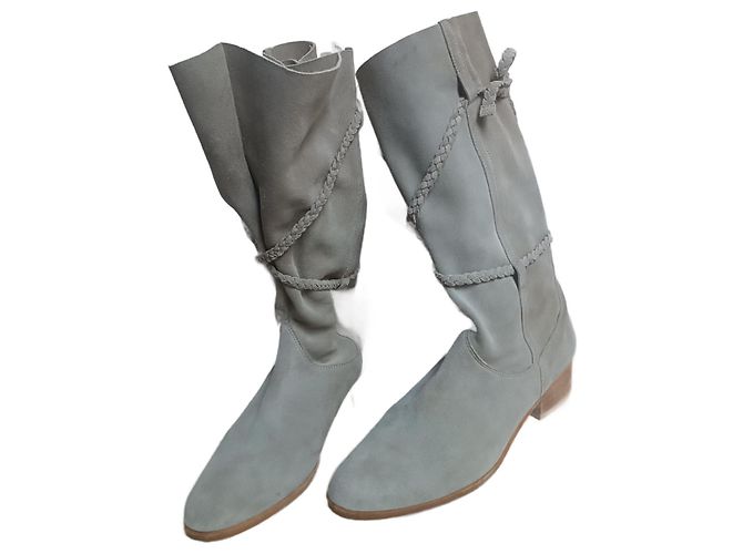 Botas Paul & Joe de piel gris