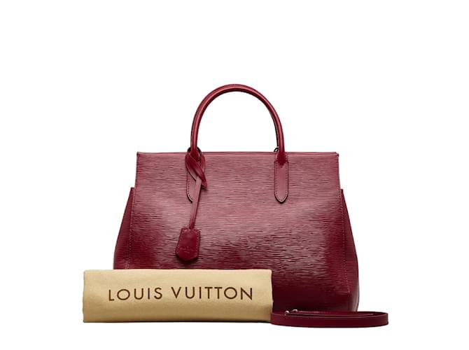 Louis Vuitton Epi Marly MM M94615 Púrpura Cuero  ref.1076525