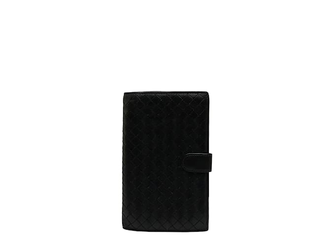 Bottega Veneta Intrecciato Leather Bifold Wallet Black  ref.1076537