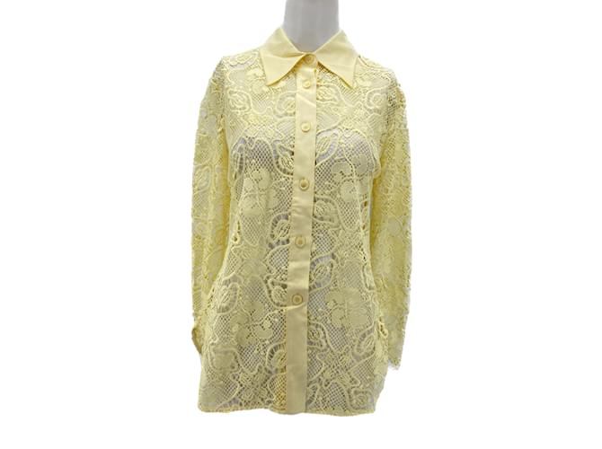Autre Marque RODEBJER  Tops T.International M Polyester Yellow  ref.1076586