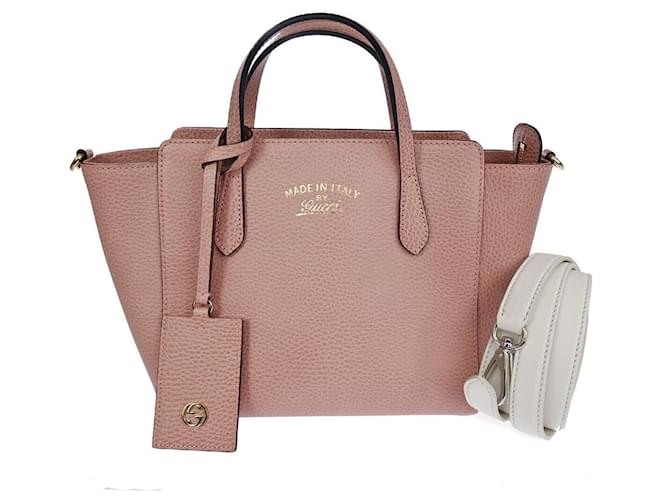 Gucci Swing Pink Leather  ref.1076817