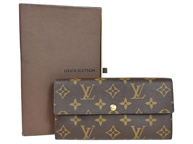 Louis Vuitton Sarah Marrom Lona  ref.1076922
