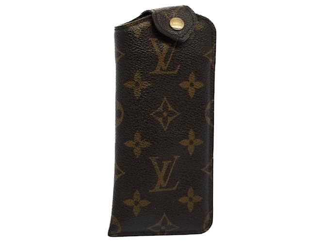 Louis Vuitton Etui à lunettes Brown Cloth  ref.1076945