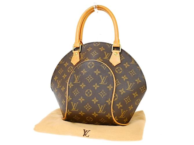 Ellipse Louis Vuitton Ellisse PM Marrone Tela  ref.1077025