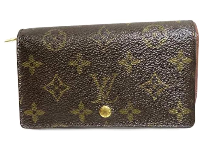 Louis Vuitton Trésor Brown Cloth  ref.1077122