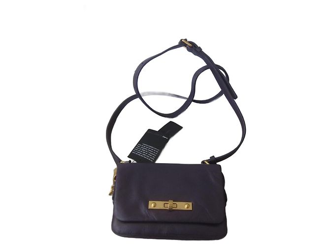 Marc by Marc Jacobs Purple Leather Shoulder Bag