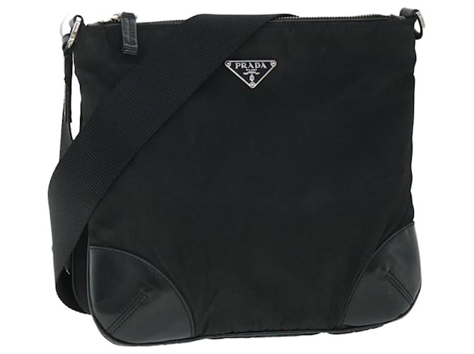 PRADA Shoulder Bag Nylon Black Auth ep1770  ref.1077320