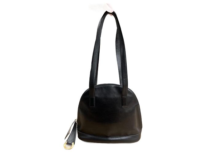 Sac à main Lancel en cuir noir
