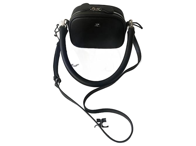 Courreges Handbags Black Leather  ref.1077562