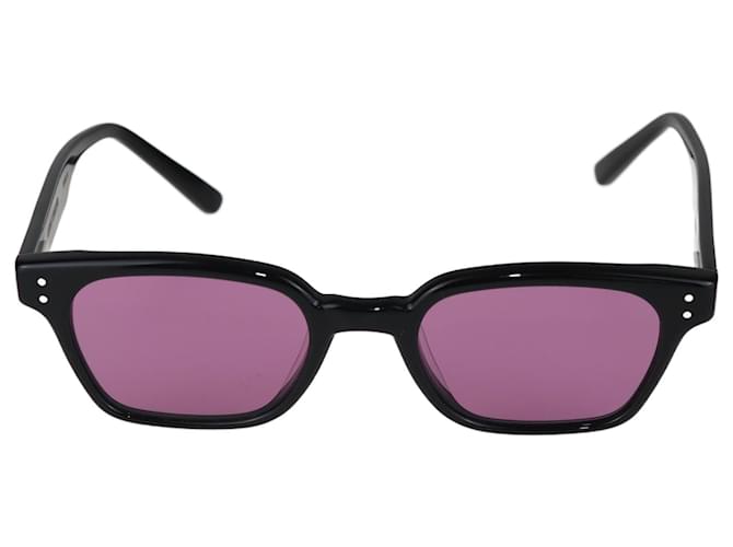 Autre Marque Colore: Nero/Occhiali da sole con montatura quadrata colorata rosa Plastica  ref.1077762