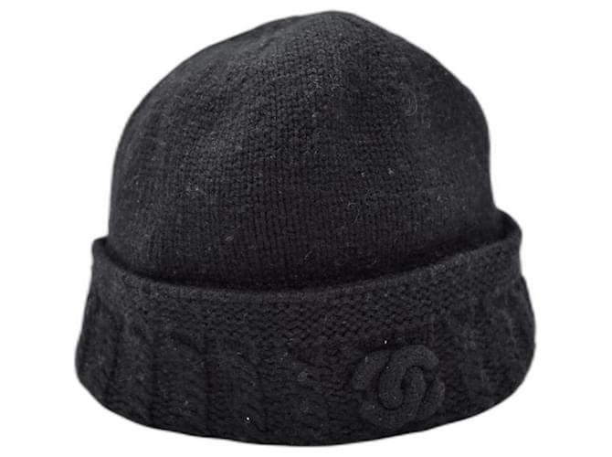 Chanel cappelli Nero Cachemire  ref.1078003