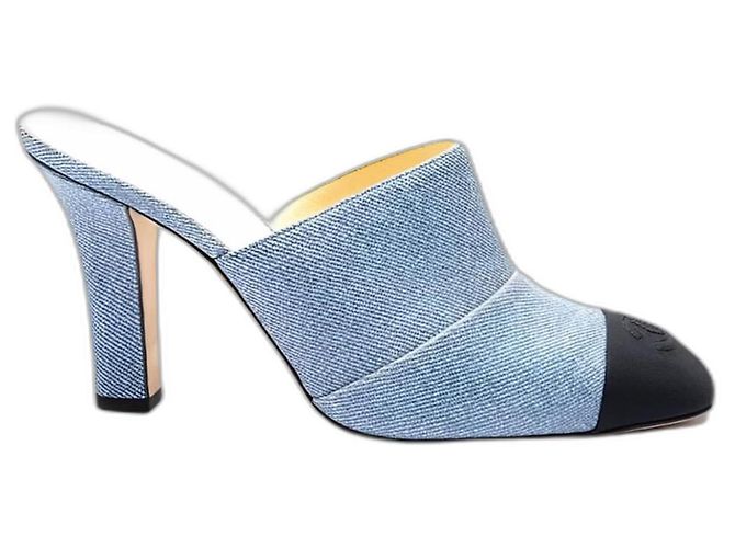 Chanel Mules Light blue