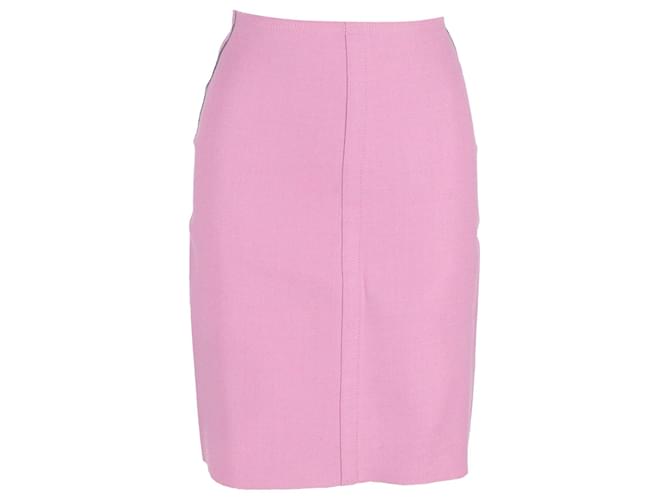 Pink pencil cheap skirt cotton