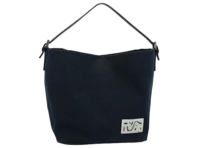 FENDI Shoulder Bag Canvas Navy Auth bs8339 Navy blue Cloth  ref.1078191