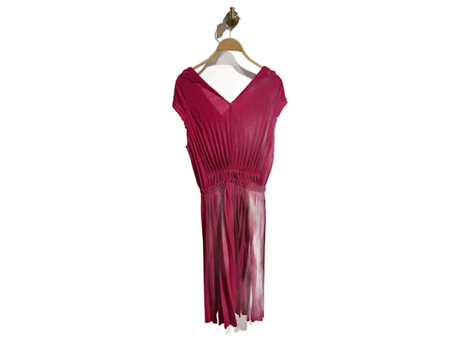 NINA RICCI  Dresses T.fr 36 WOOL Pink  ref.1078253