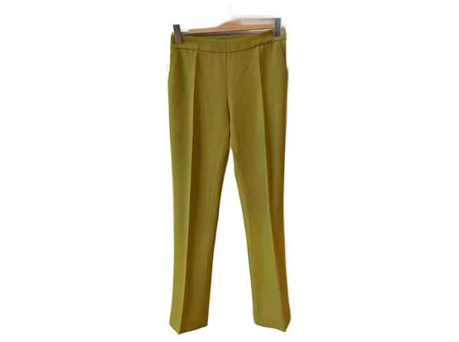 ERMANNO SCERVINO Pantalone T.ESSO 38 WOOL Verde Lana  ref.1078261