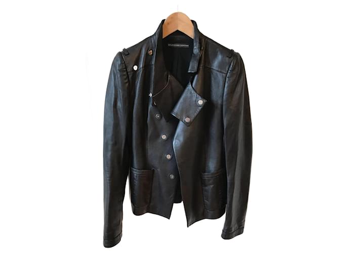 BALENCIAGA  Jackets T.fr 40 leather Black  ref.1078269