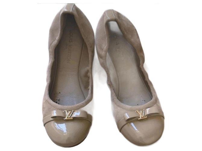 bailarina louis vuitton Beige Camello