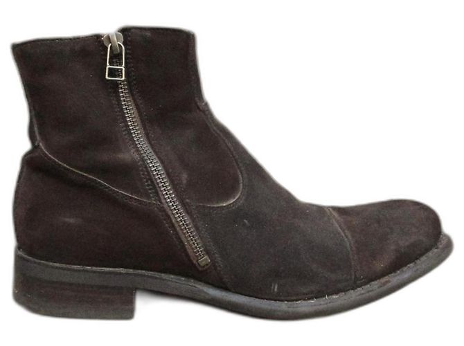 Paraboot Boots Nubuck Dark Brown 40
