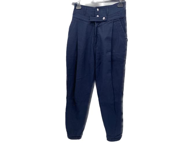 Frame Denim FRAME Pantalon T.US 26 cotton Coton Bleu Marine  ref.1078461
