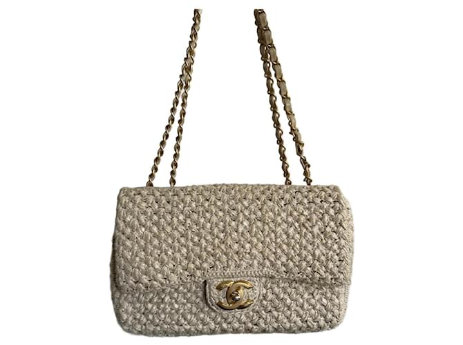 Bolsos de ganchillo de chanel hot sale